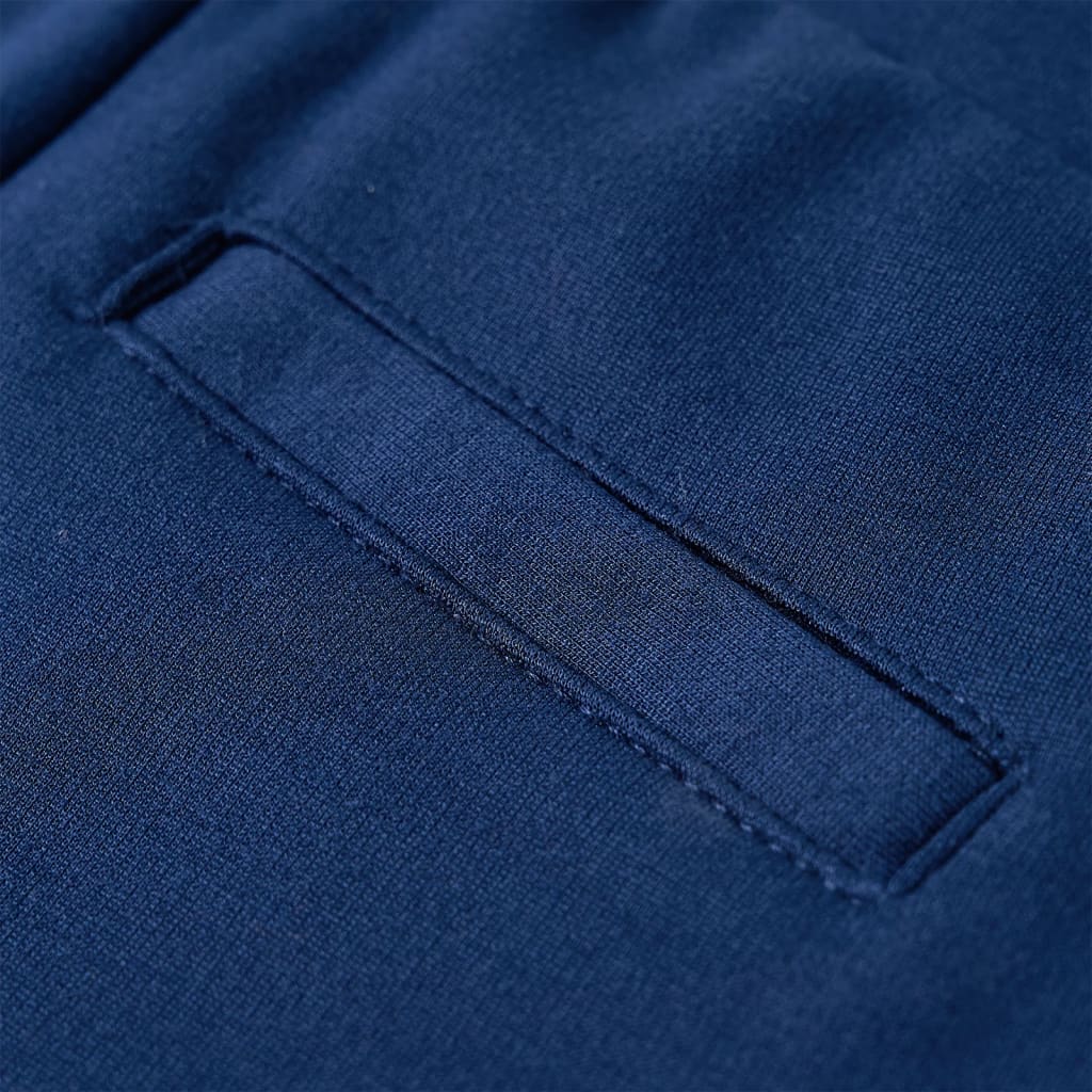 Kinderbroek met trekkoord 140 marineblauw 140