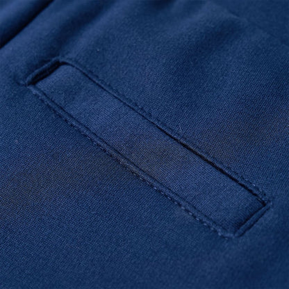 Kinderbroek met trekkoord 140 marineblauw 140
