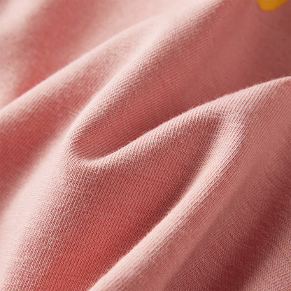 Kindershirt met lange mouwen 140 lichtroze lichtroze