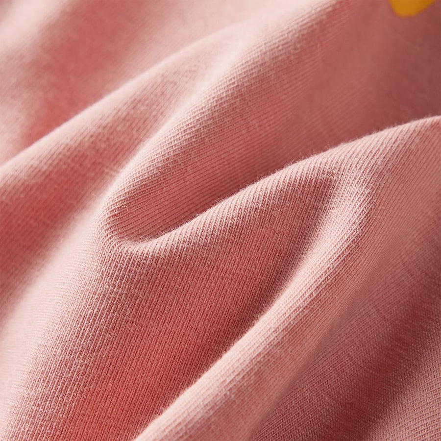 Kindershirt met lange mouwen 140 lichtroze lichtroze