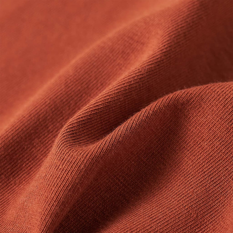 Kindershirt met lange mouwen 128 cognackleurig Cognac 128