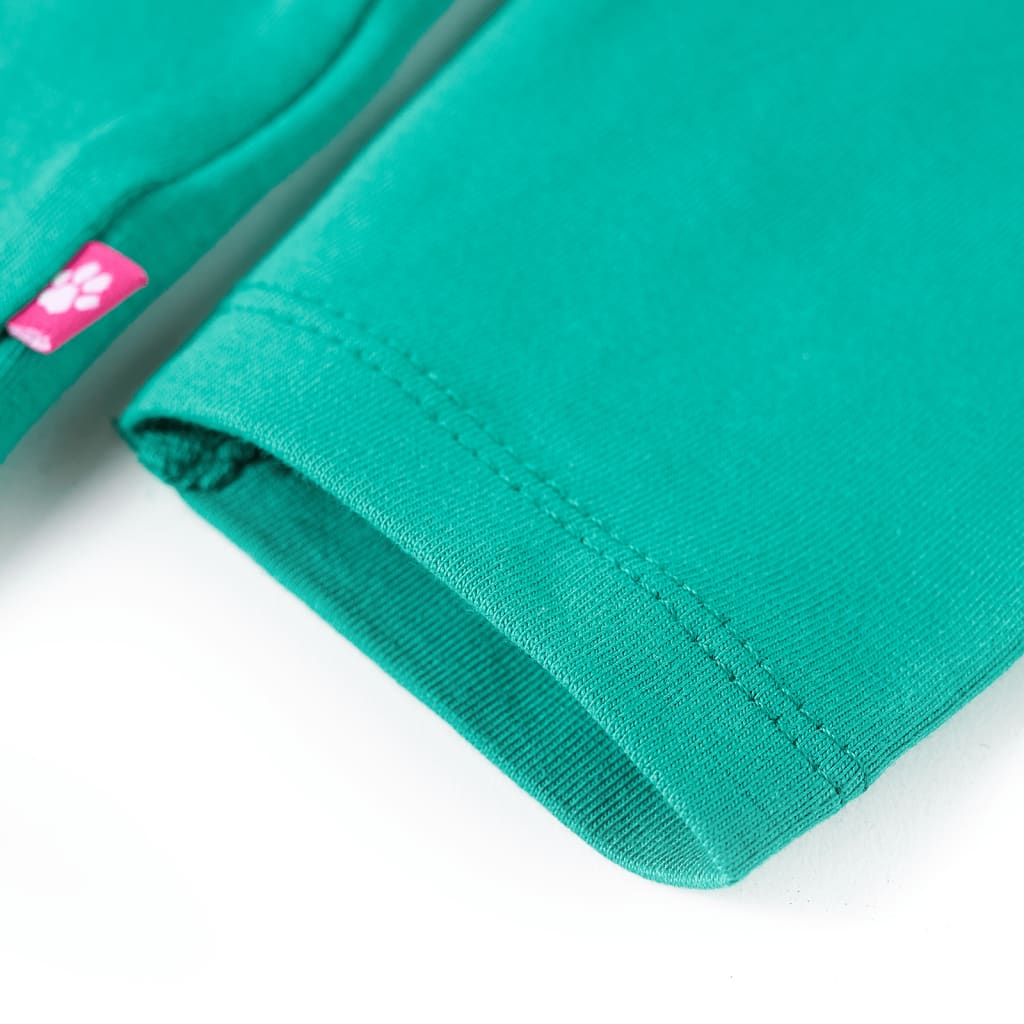 Kindershirt met lange mouwen 128 felgroen Heldergroen 128