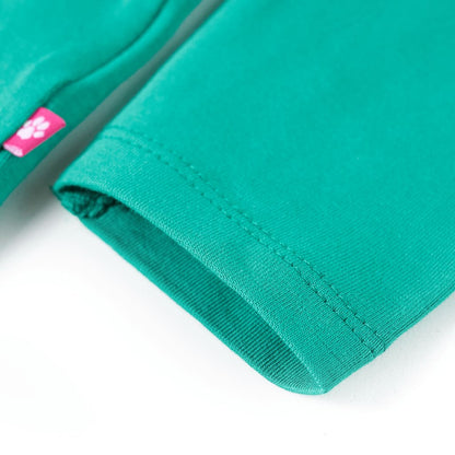 Kindershirt met lange mouwen 128 felgroen Heldergroen 128