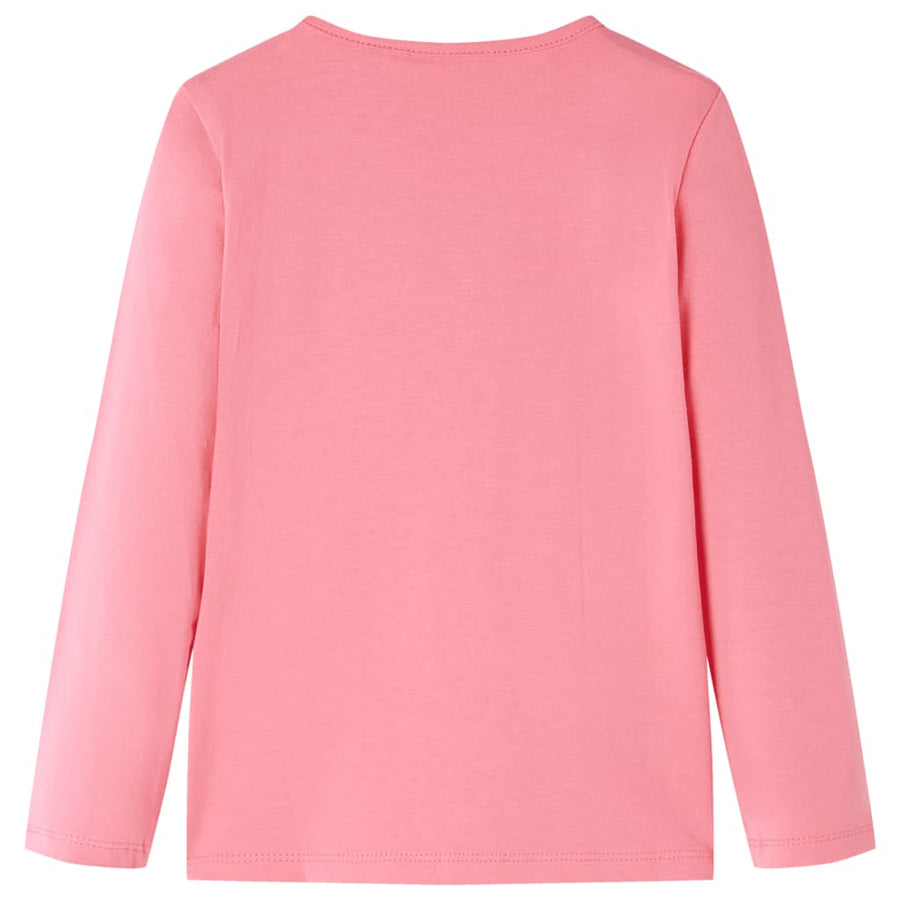 Kindershirt met lange mouwen 104 roze Roze