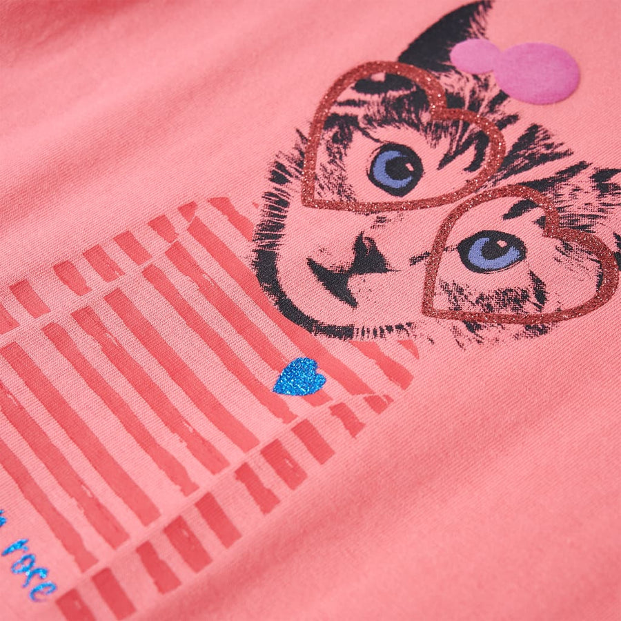 Kindershirt met lange mouwen 116 roze Roze