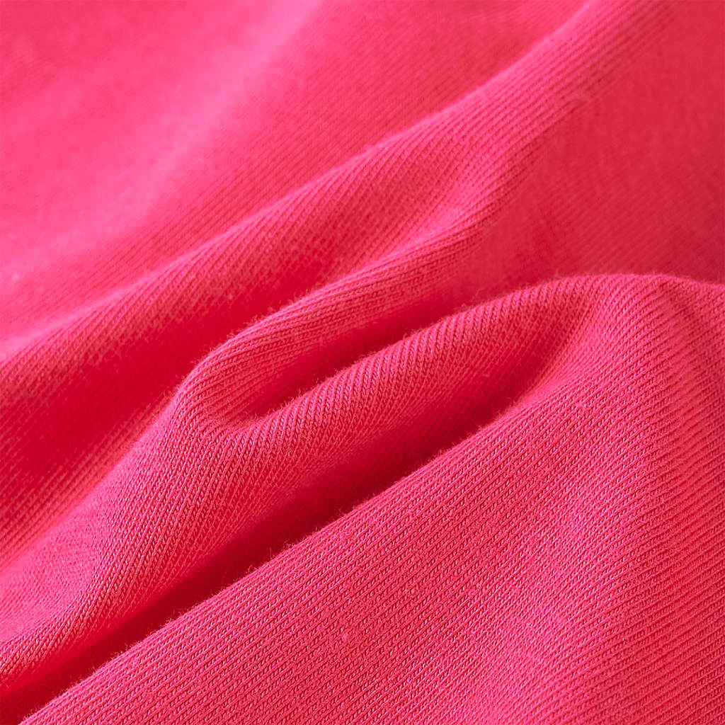 Kindershirt met lange mouwen 104 felroze Roze