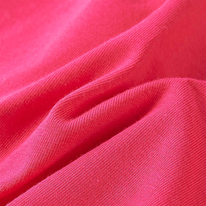 Kindershirt met lange mouwen 104 felroze Roze