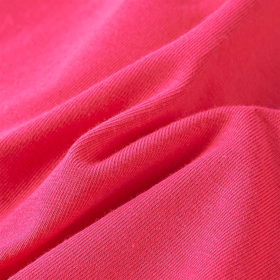 Kindershirt met lange mouwen 104 felroze Roze