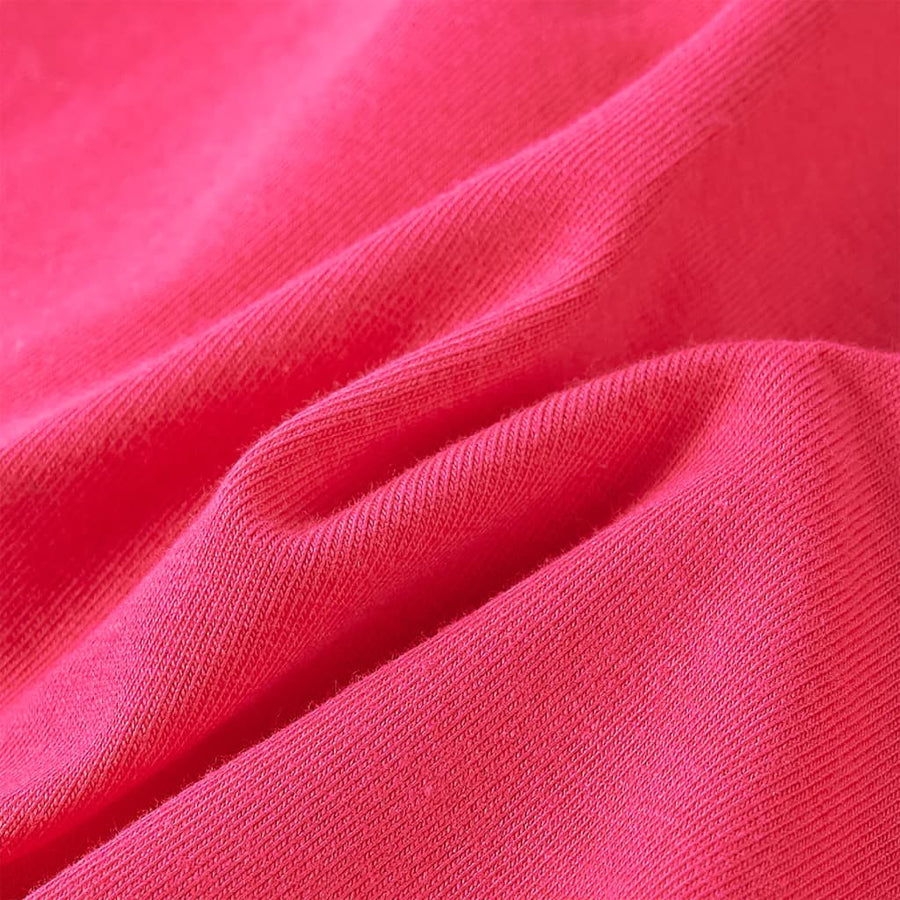 Kindershirt met lange mouwen 116 felroze Roze