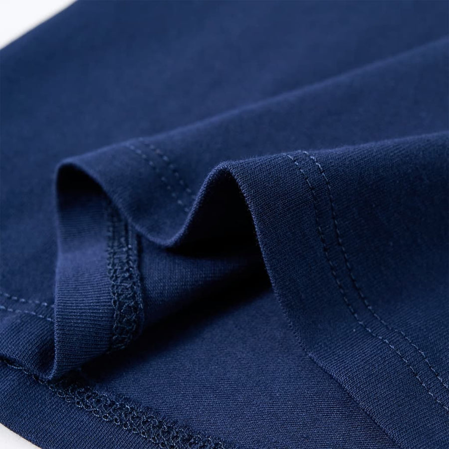 Kindershirt met lange mouwen 104 marineblauw Blauw 104