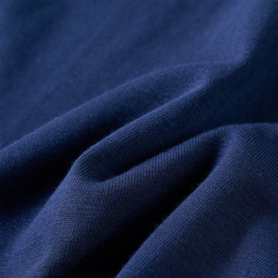 Kindershirt met lange mouwen 128 marineblauw Blauw 128