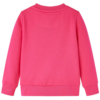 Kindertrui 128 felroze Roze 128