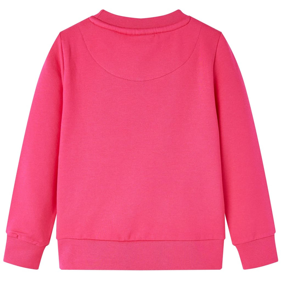 Kindertrui 128 felroze Roze 128