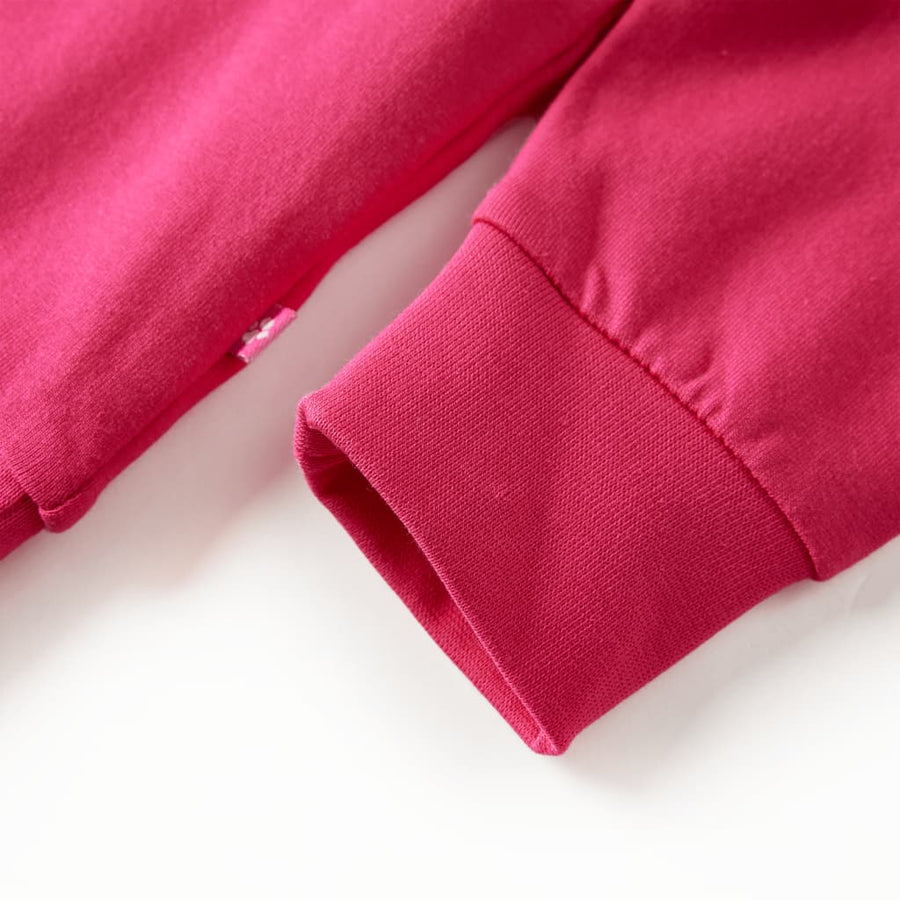 Kindertrui 140 felroze Roze