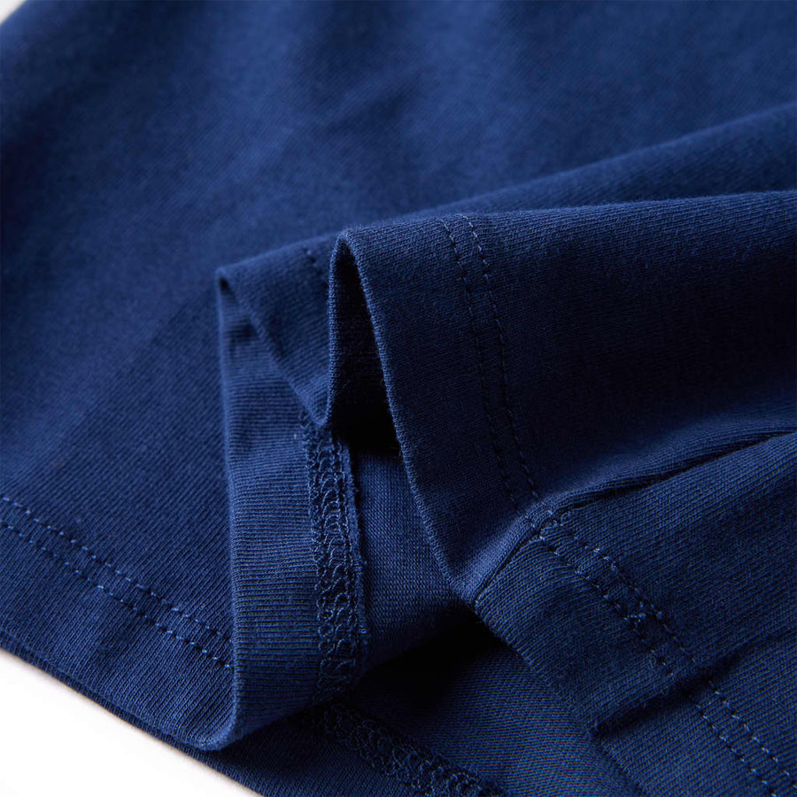 Kindershirt met lange mouwen 104 marineblauw Marineblauw