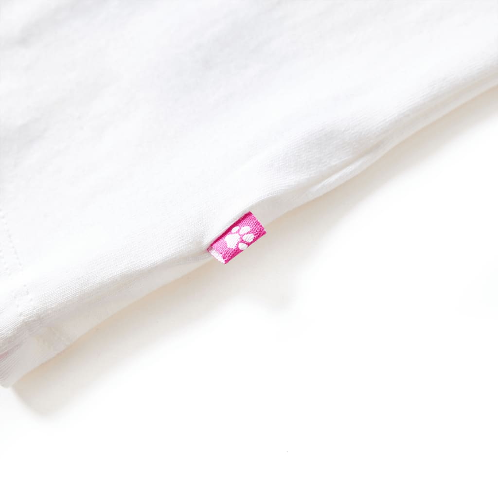Kindershirt met lange mouwen 104 ecrukleurig Ecru 104