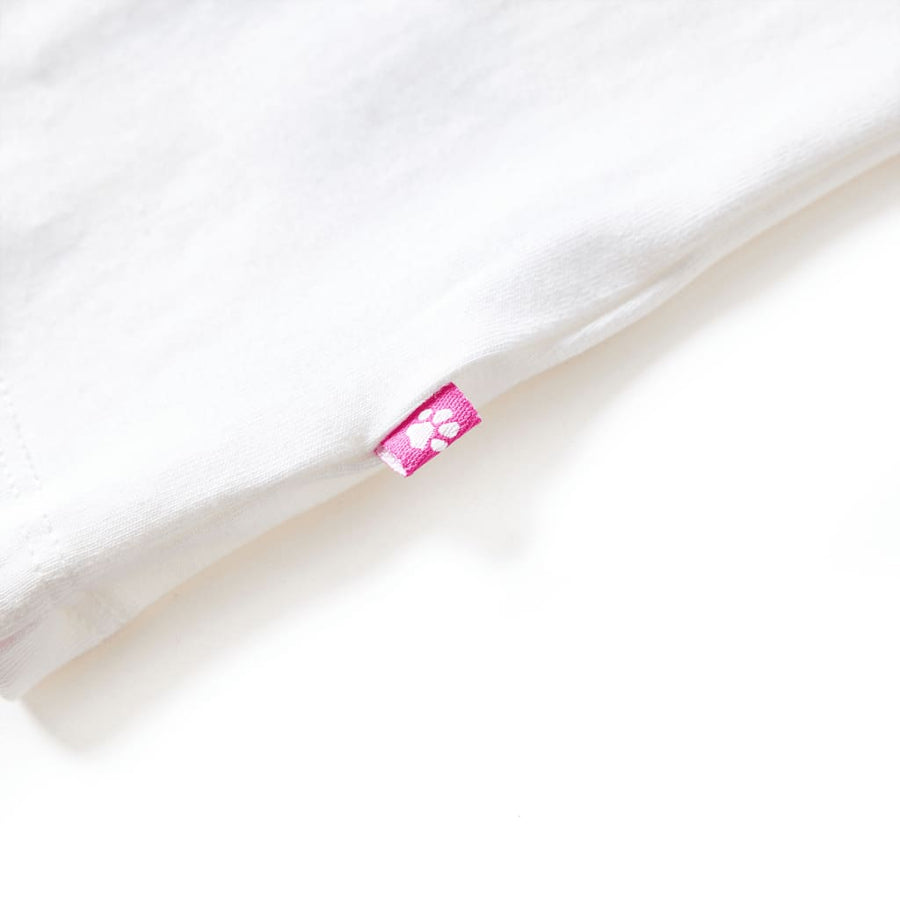 Kindershirt met lange mouwen 104 ecrukleurig Ecru 104