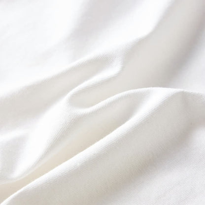 Kindershirt met lange mouwen 104 ecrukleurig Ecru 104