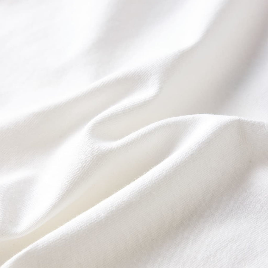 Kindershirt met lange mouwen 128 ecrukleurig Ecru 128