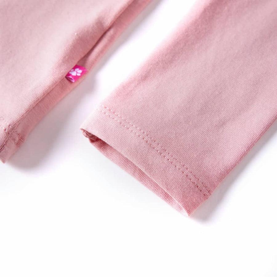 Kindershirt met lange mouwen 104 lichtroze lichtroze 104