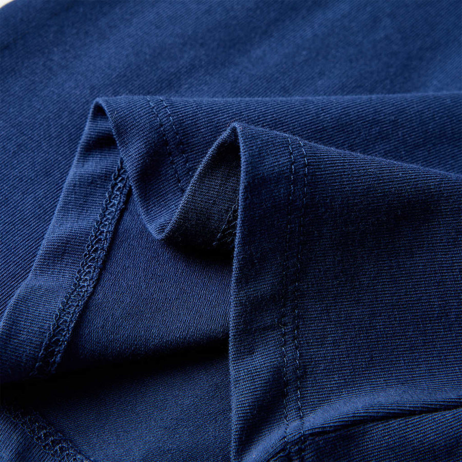 Kindershirt met lange mouwen 92 marineblauw Marineblauw 92