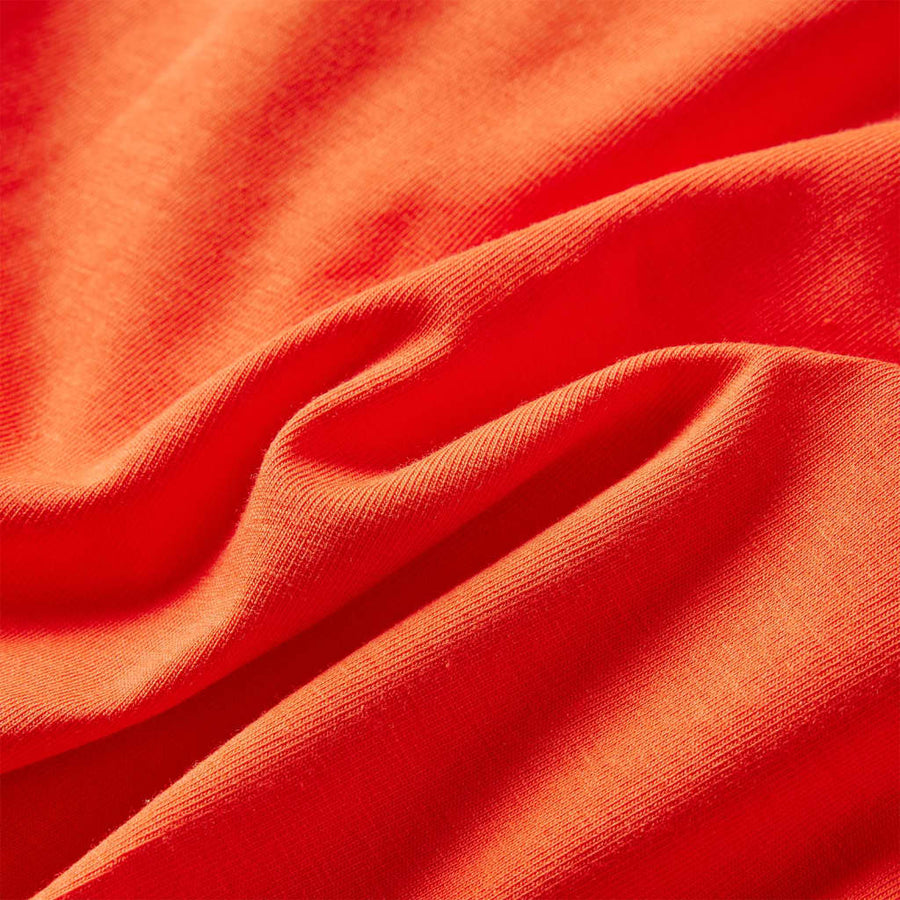 Kindershirt met lange mouwen 92 donkeroranje orange 92
