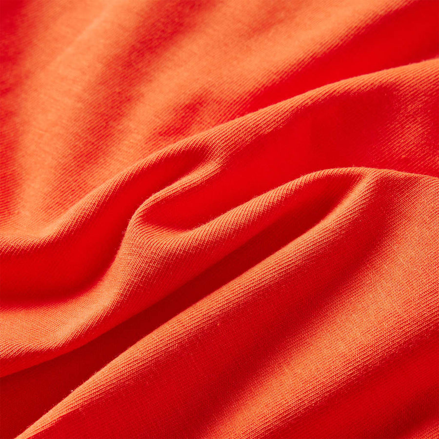 Kindershirt met lange mouwen 104 donkeroranje orange 104