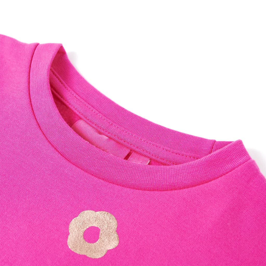 Kindertrui 116 donkerroze Roze 116