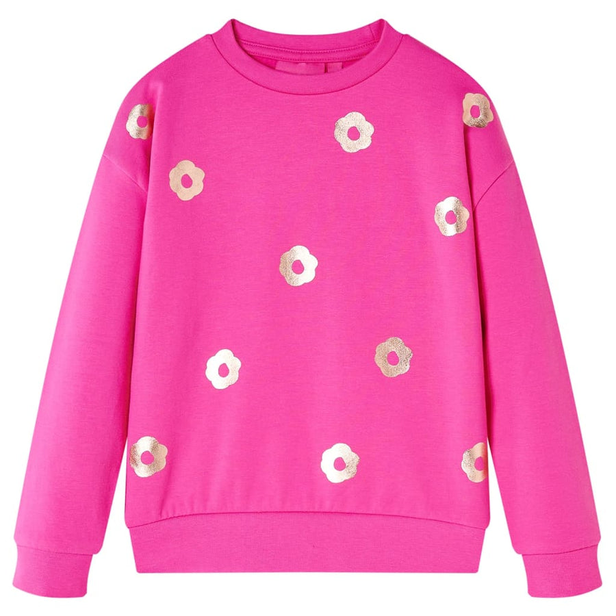 Kindertrui 140 donkerroze Roze 140