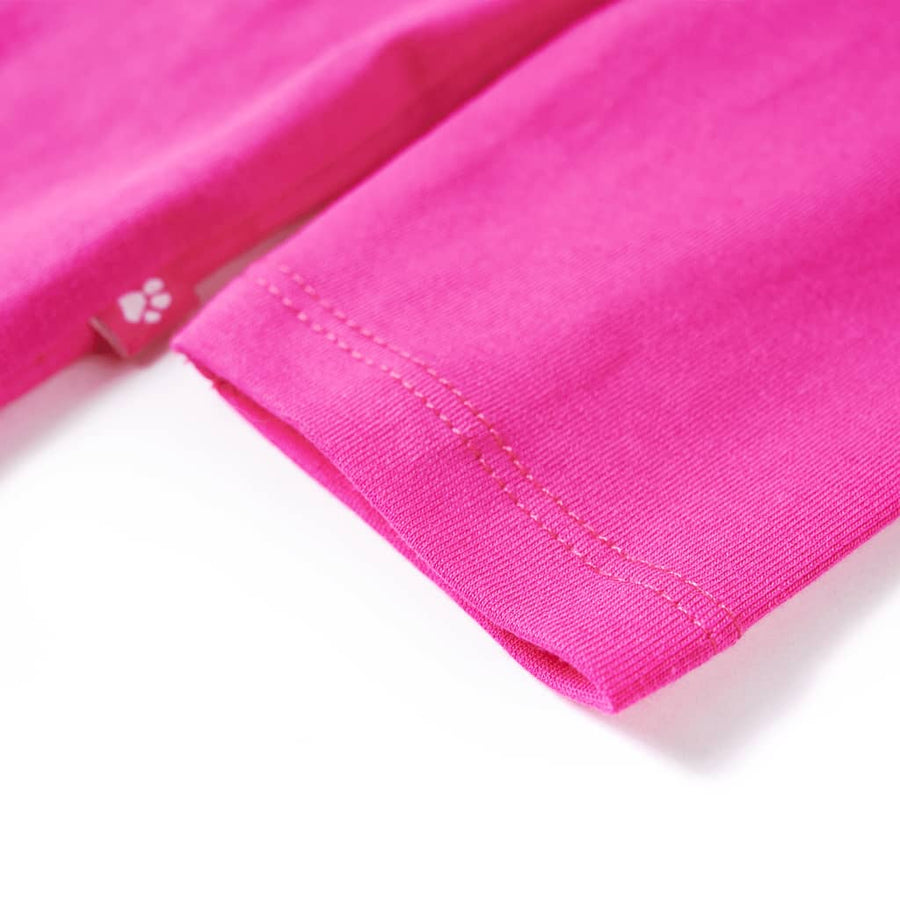 Kindershirt met lange mouwen 104 donkerroze Roze 104