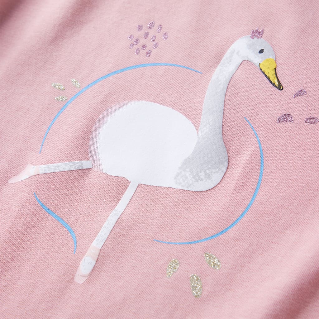 Kindershirt met lange mouwen 116 lichtroze lichtroze 116