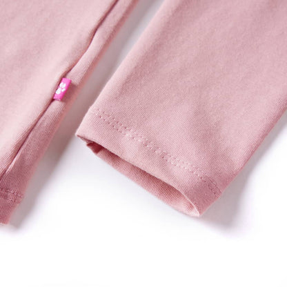 Kindershirt met lange mouwen 116 lichtroze lichtroze 116
