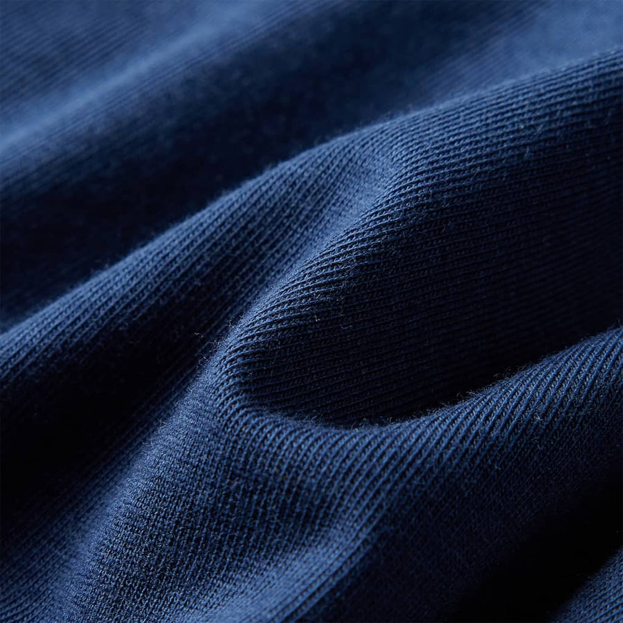 Kindershirt met lange mouwen 116 marineblauw Marineblauw