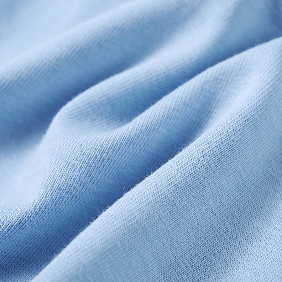 Kindershirt met lange mouwen 140 lichtblauw lichtblauw 140
