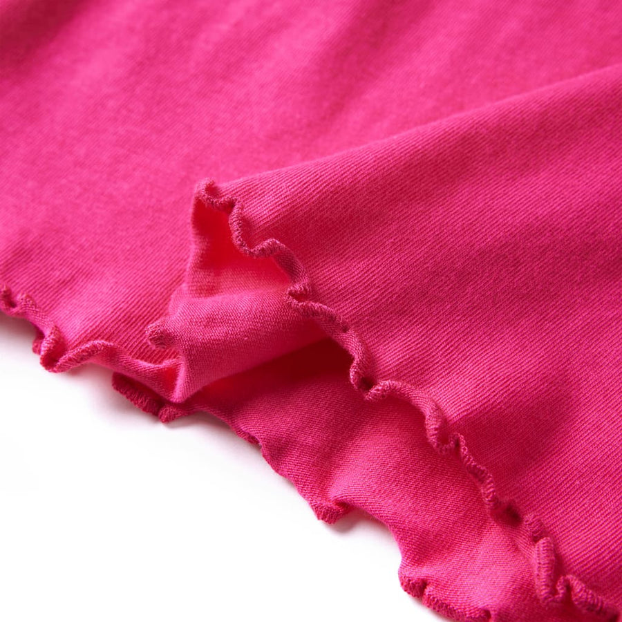 Kindershirt met lange mouwen 116 felroze Roze