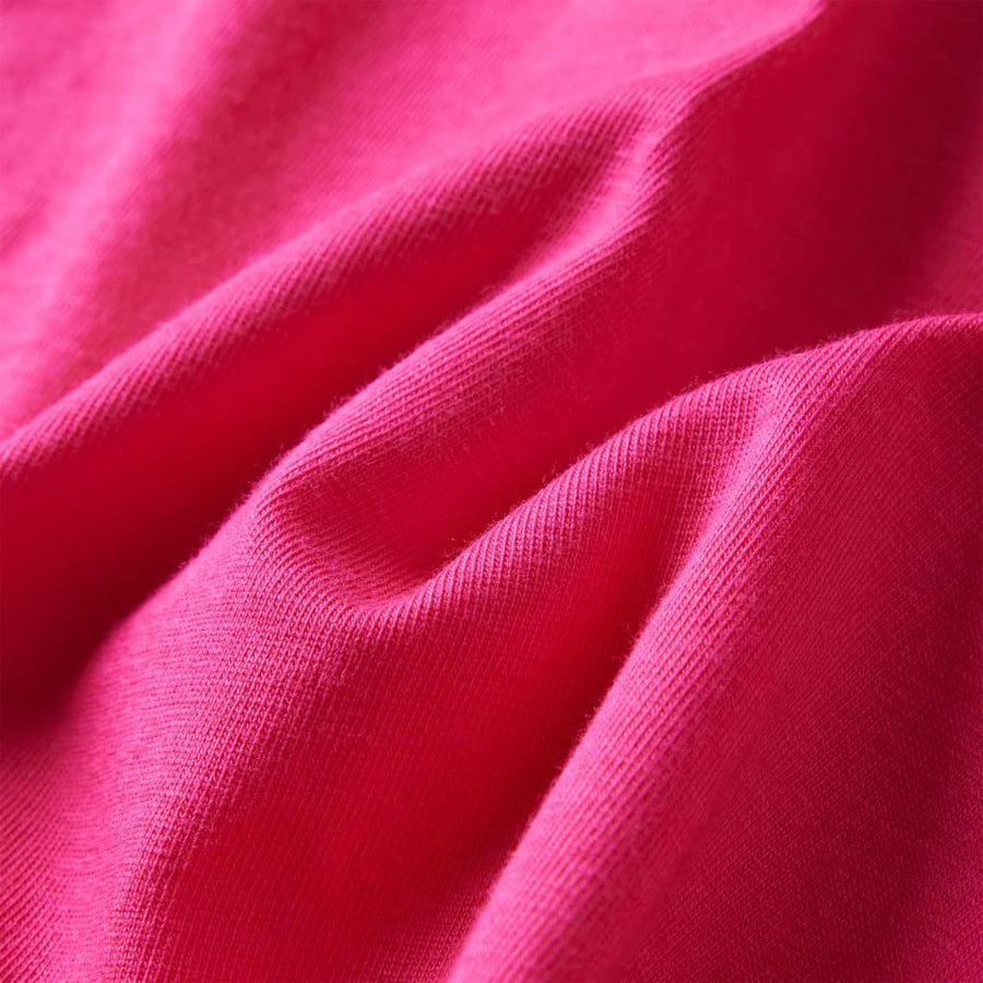 Kindershirt met lange mouwen 116 felroze Roze