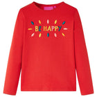 Children's long-sleeved shirt 104 red