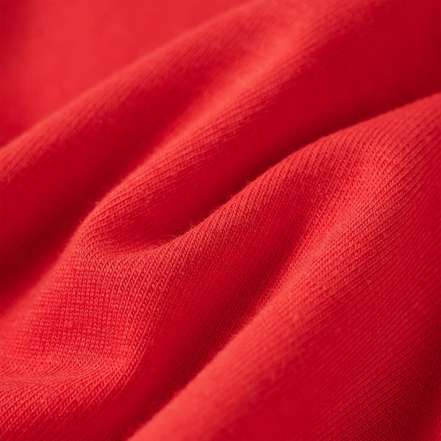 Kindershirt met lange mouwen 128 rood Rood 128