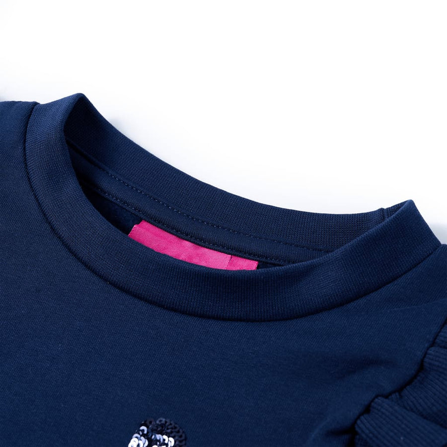 Kindertrui 128 marineblauw Marineblauw 128