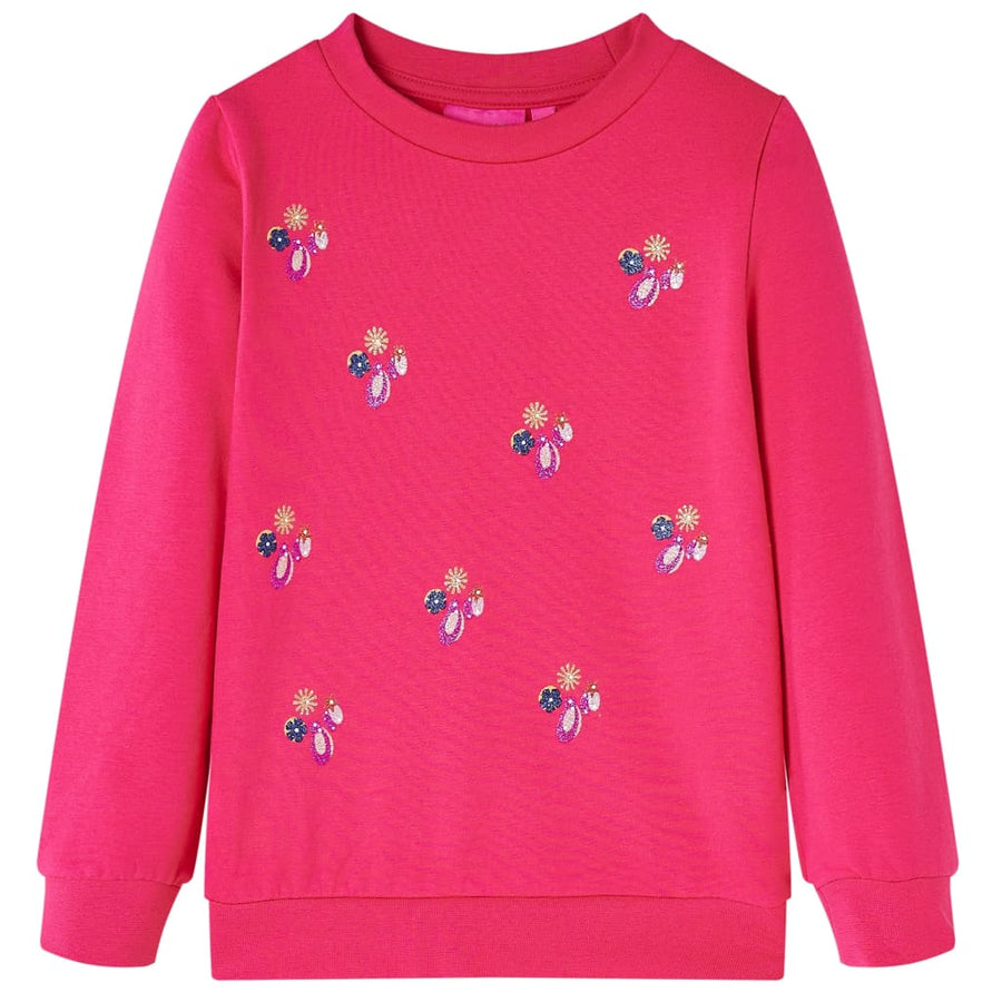Kindertrui 92 felroze Roze 92