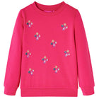 Kindertrui 104 felroze katoenmix