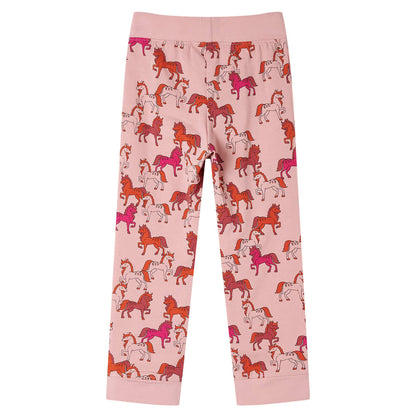 Kinderpyjama met lange mouwen 104 lichtroze 104