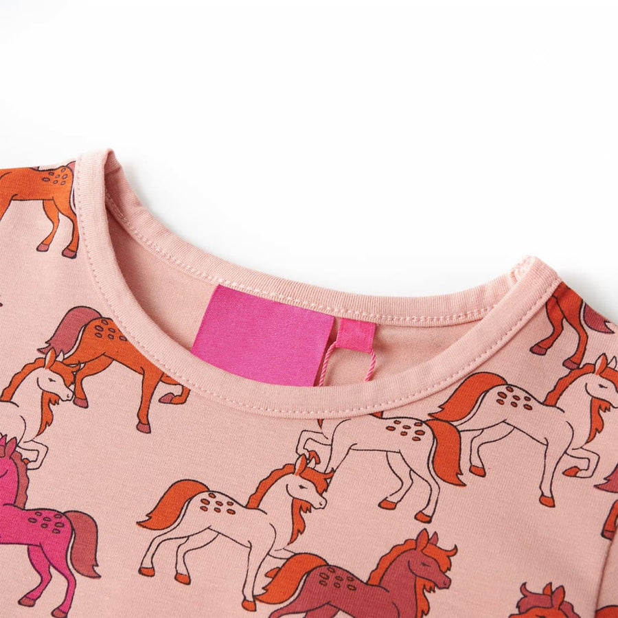Kinderpyjama met lange mouwen 104 lichtroze 104