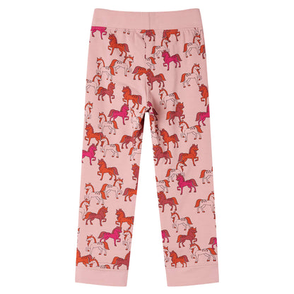Kinderpyjama met lange mouwen 116 lichtroze 116