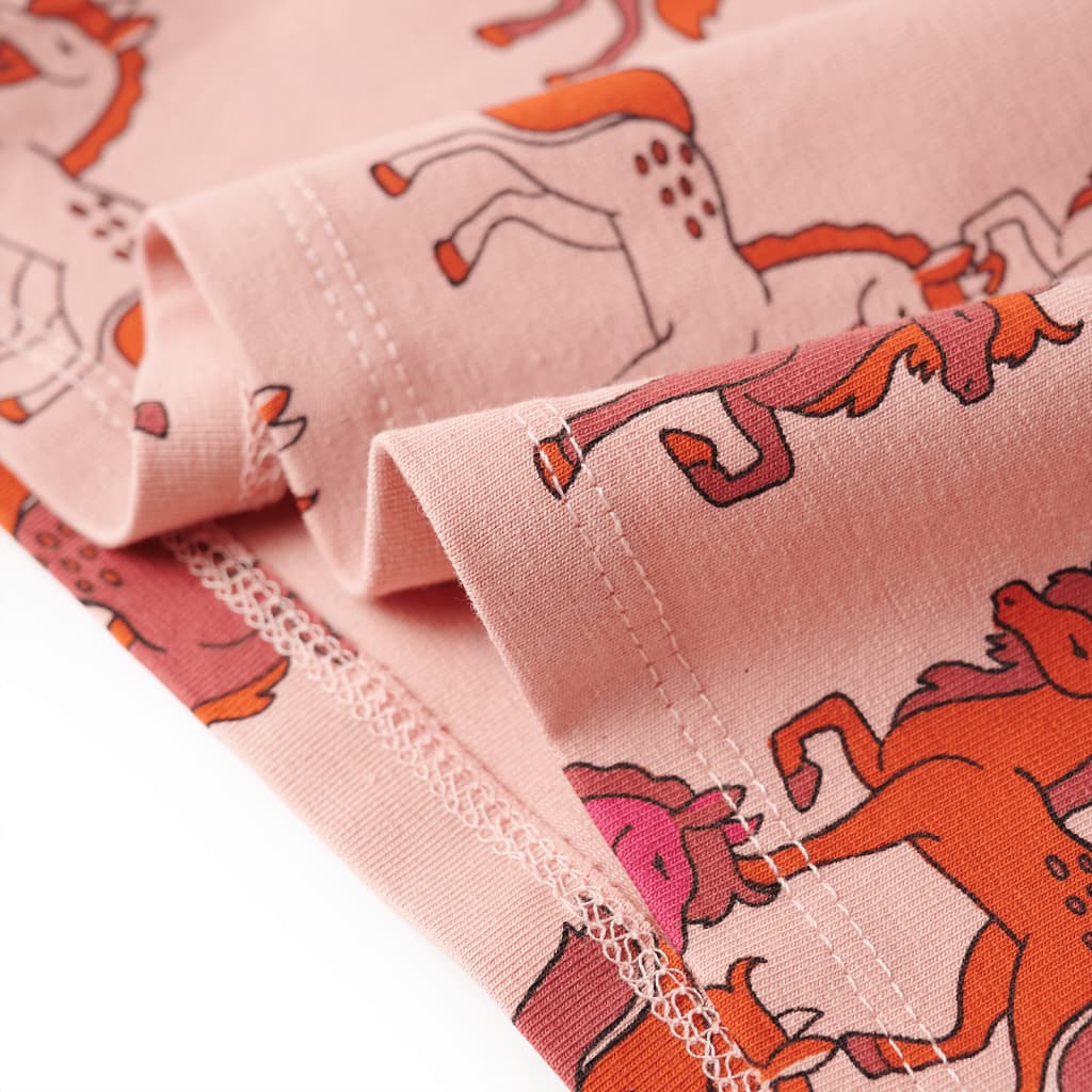 Kinderpyjama met lange mouwen 116 lichtroze 116