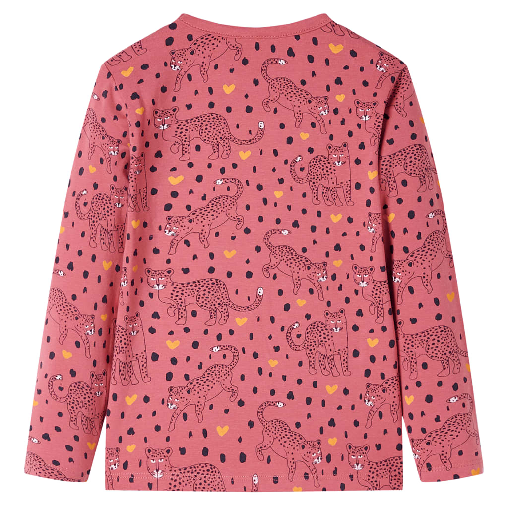 Kinderpyjama met lange mouwen 116 oudroze 116