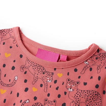 Kinderpyjama met lange mouwen 116 oudroze 116