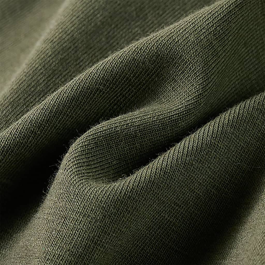 Kindershirt met lange mouwen 104 kakikleurig Kaki