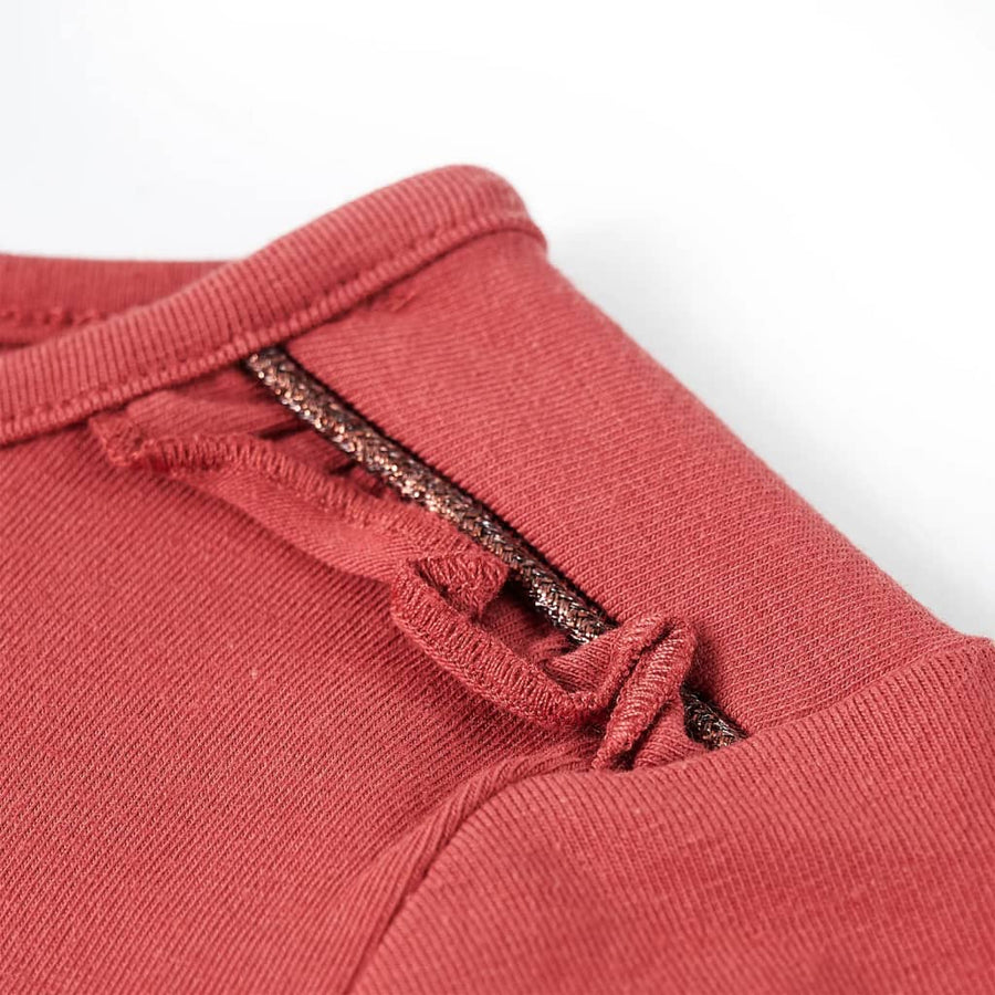 Kindershirt met lange mouwen 128 rozebruin Roze 128
