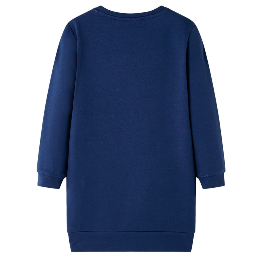 Kinderjurk 92 marineblauw